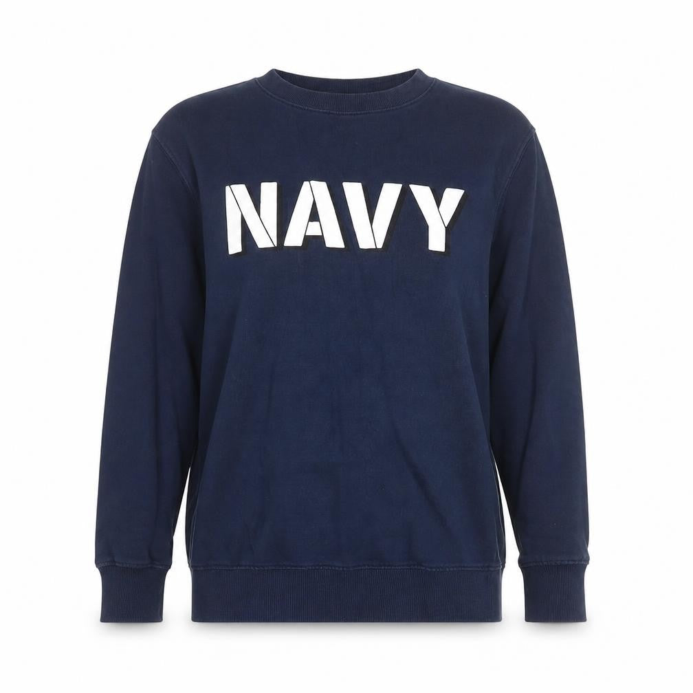 H&M Womens Blue Cotton Pullover Sweatshirt Size XS Pullover - Navy