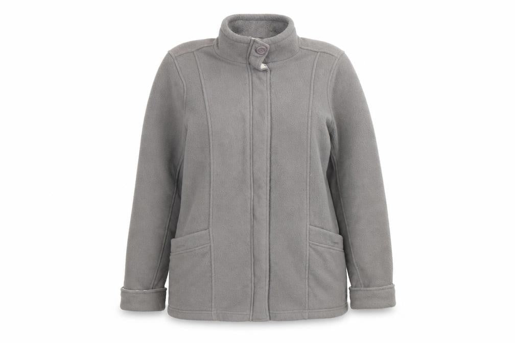 Marks and Spencer Womens Grey Jacket Size 14 Zip