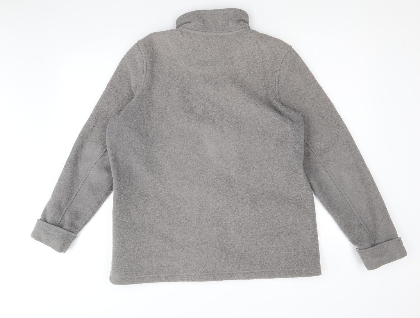 Marks and Spencer Womens Grey Jacket Size 14 Zip