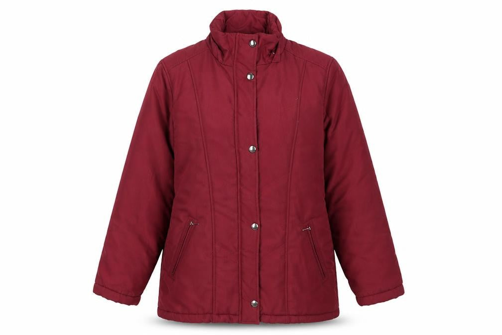First Avenue Womens Red Jacket Coat Size 12 Zip