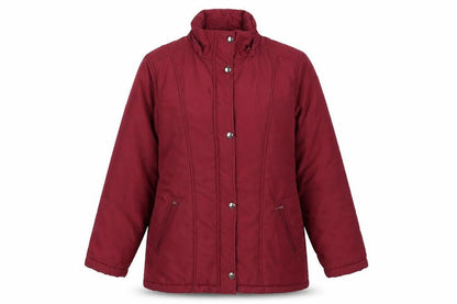 First Avenue Womens Red Jacket Coat Size 12 Zip