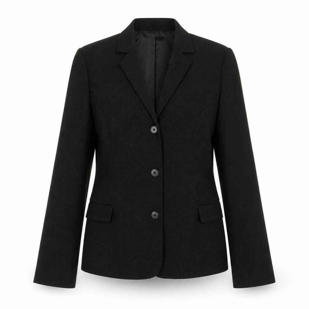 NEXT Womens Black Polyester Jacket Blazer Size 12