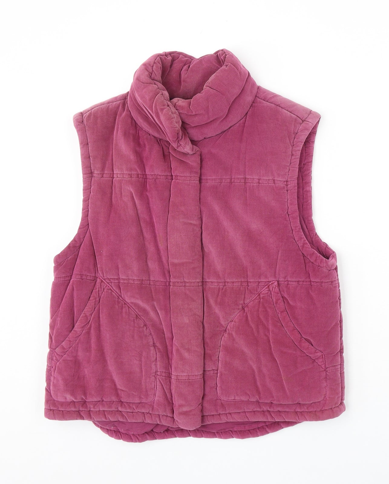 Mod-o-Doc Womens Pink Gilet Jacket Size S Zip