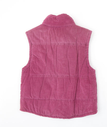 Mod-o-Doc Womens Pink Gilet Jacket Size S Zip
