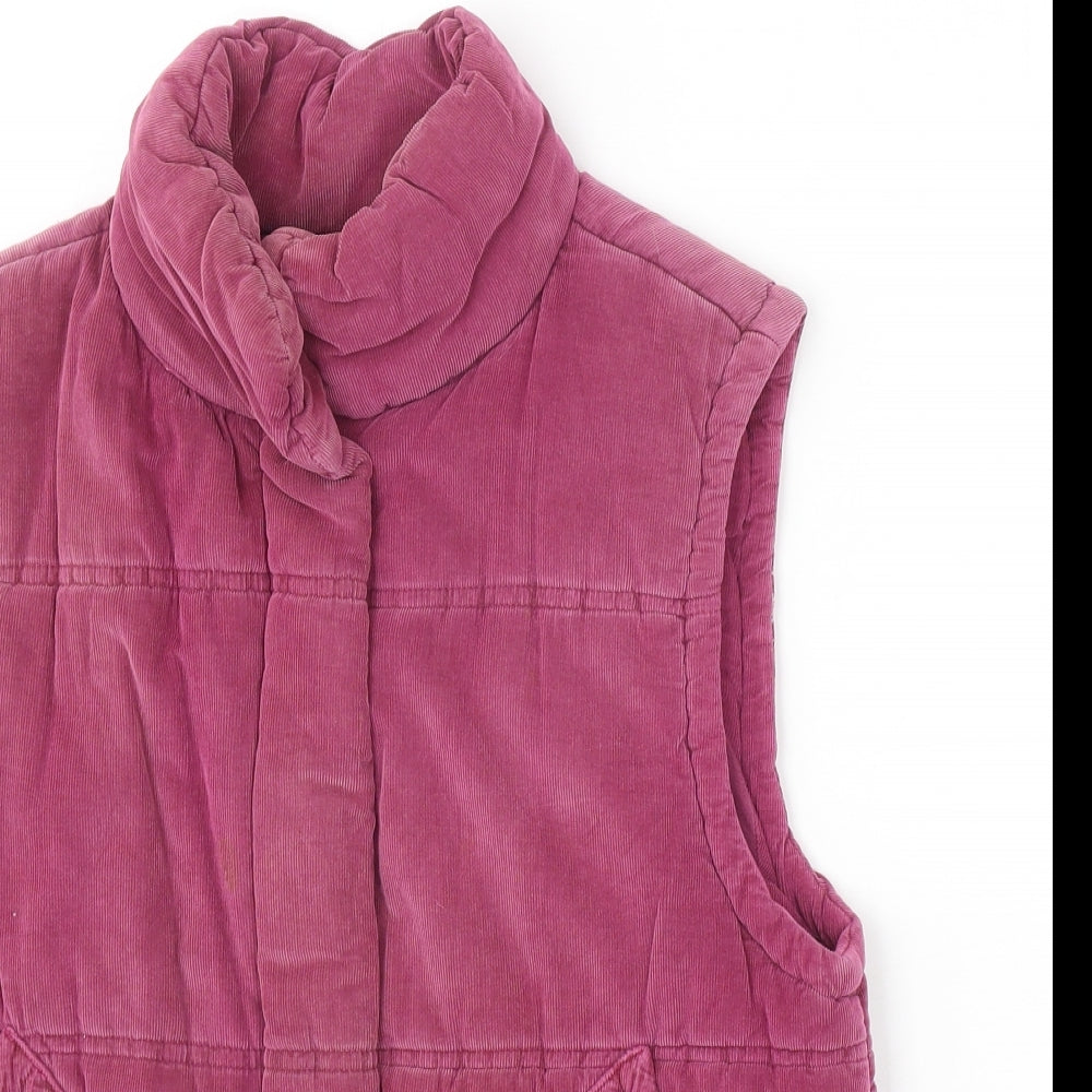 Mod-o-Doc Womens Pink Gilet Jacket Size S Zip