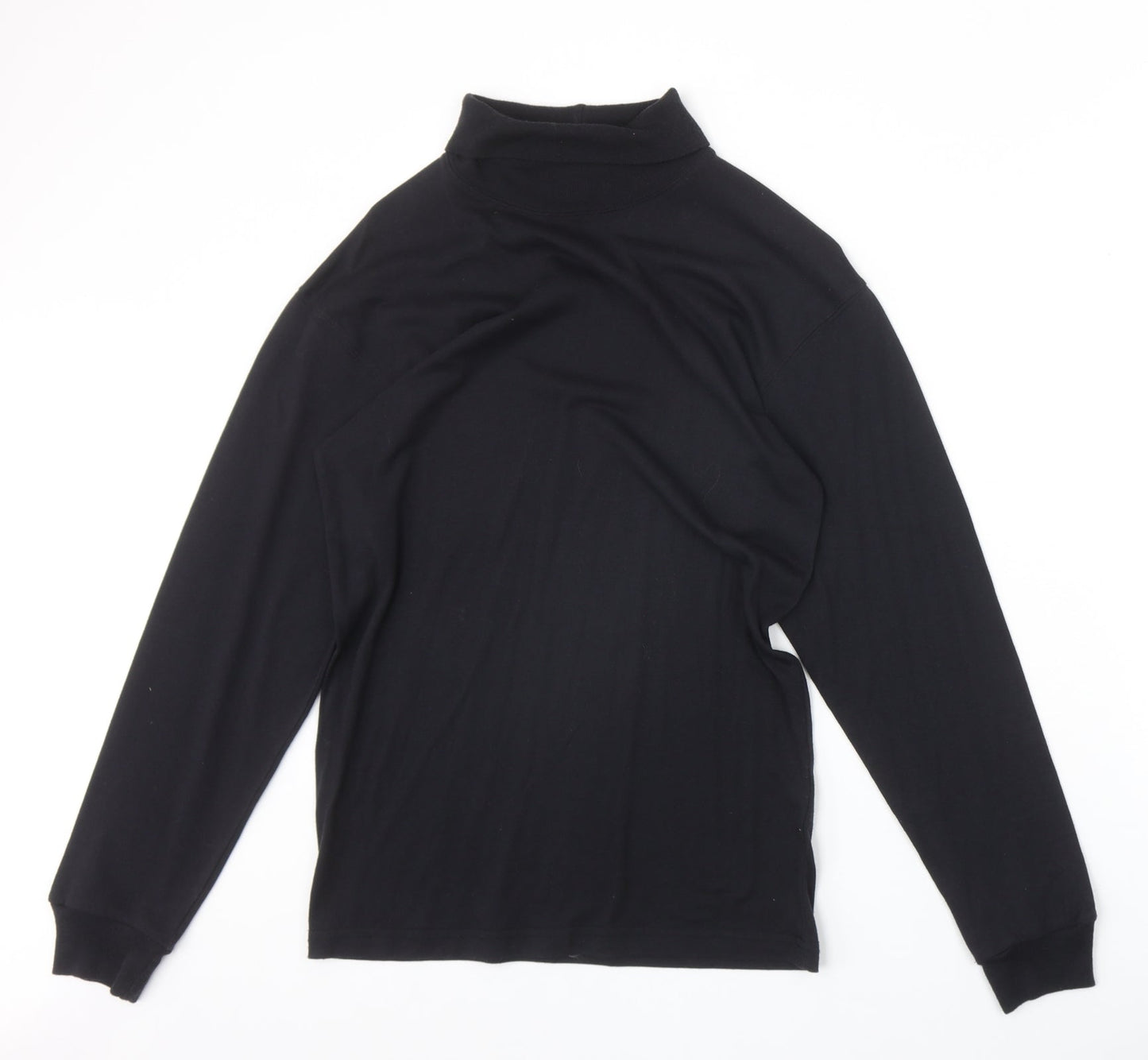Oakridge Mens Black Polyester Pullover Sweatshirt Size S