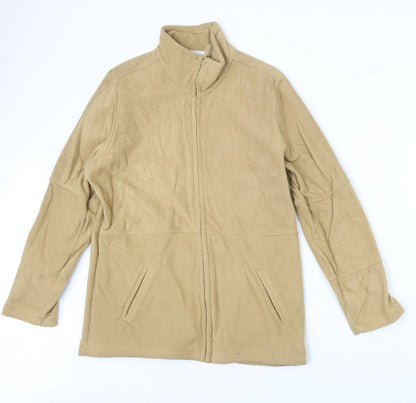 Marks & Spencer Womens Beige Jacket Size 14 Zip