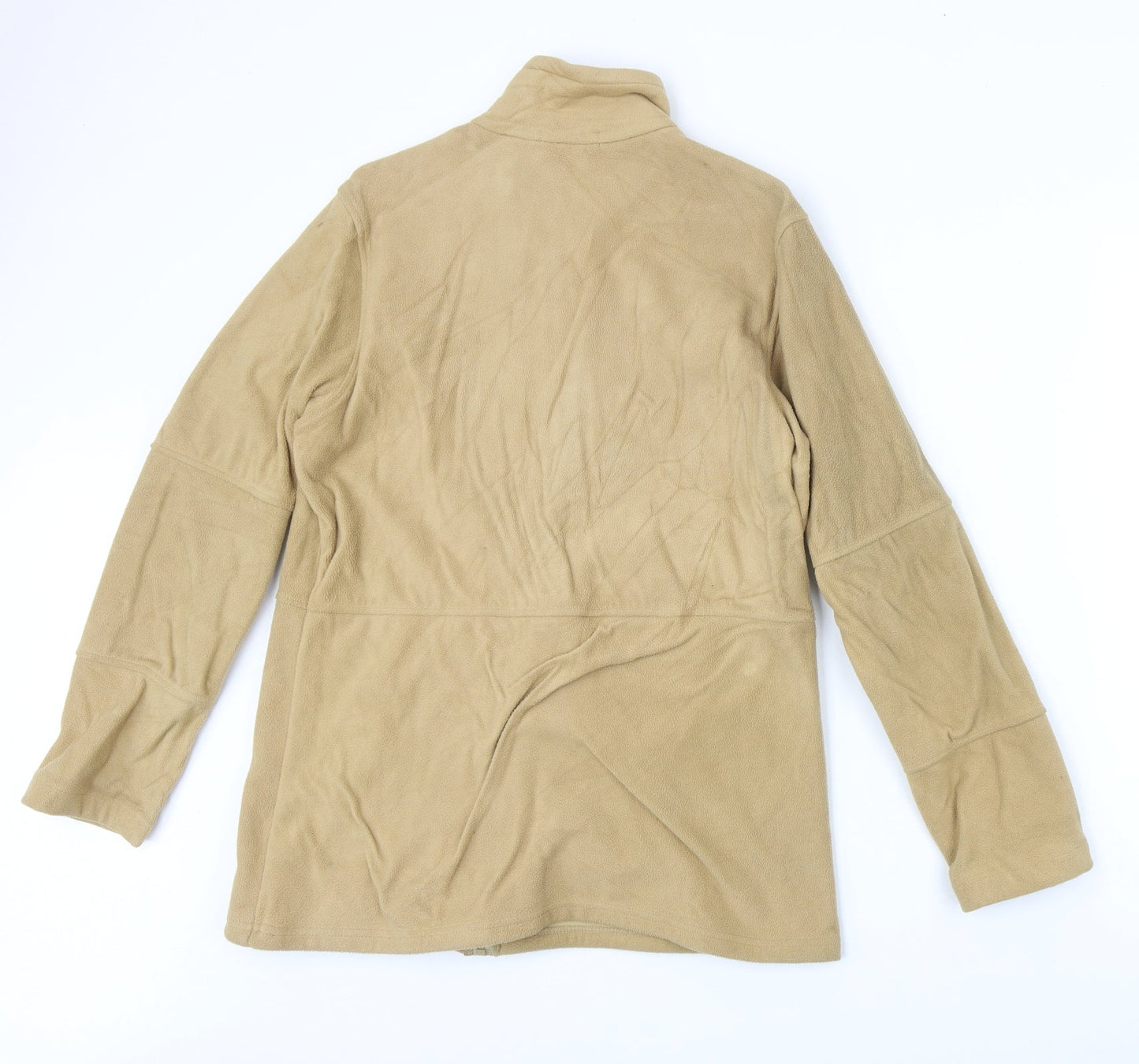 Marks and Spencer Womens Beige Jacket Size 14 Zip