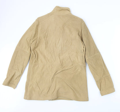 Marks & Spencer Womens Beige Jacket Size 14 Zip