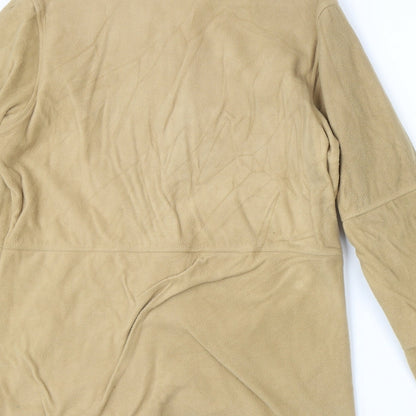 Marks & Spencer Womens Beige Jacket Size 14 Zip