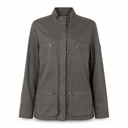 Warehouse Womens Brown Jacket Size 8 Zip
