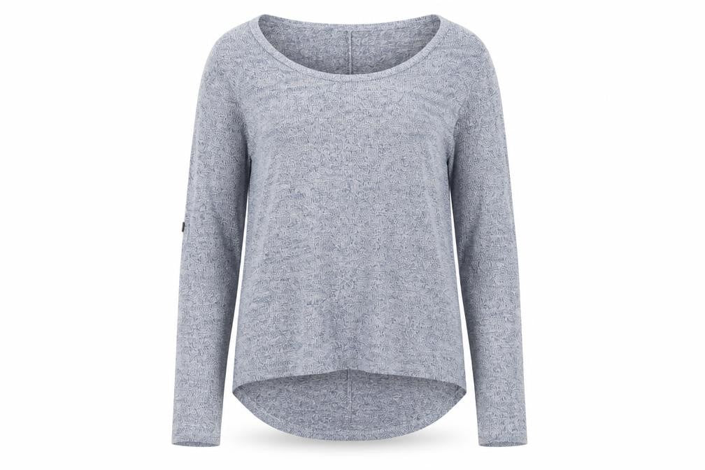 Izabelle London Womens Blue Crew Neck Viscose Pullover Jumper Size 8 Pullover