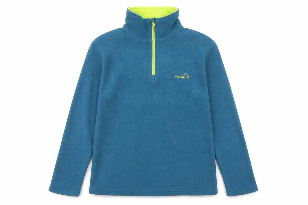Freedom Mens Blue Polyester Pullover Sweatshirt Size S