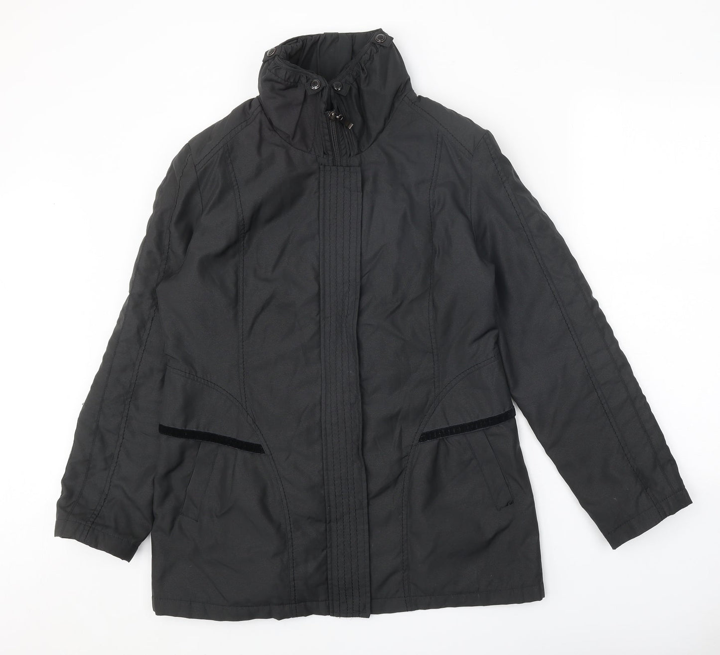 Klass Womens Black Jacket Size M Zip