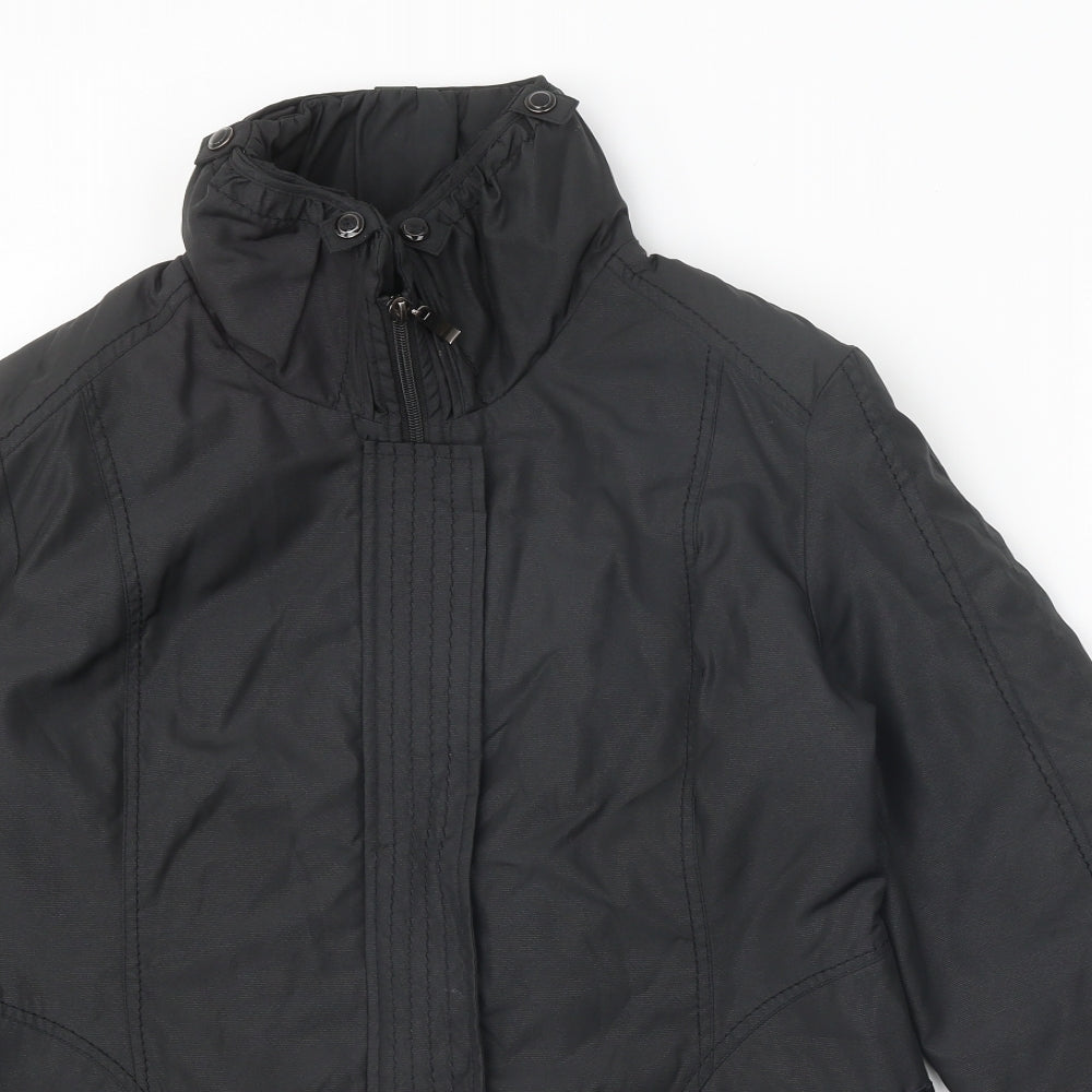 Klass Womens Black Jacket Size M Zip