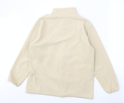 EWM Womens Beige Jacket Size 14 Zip