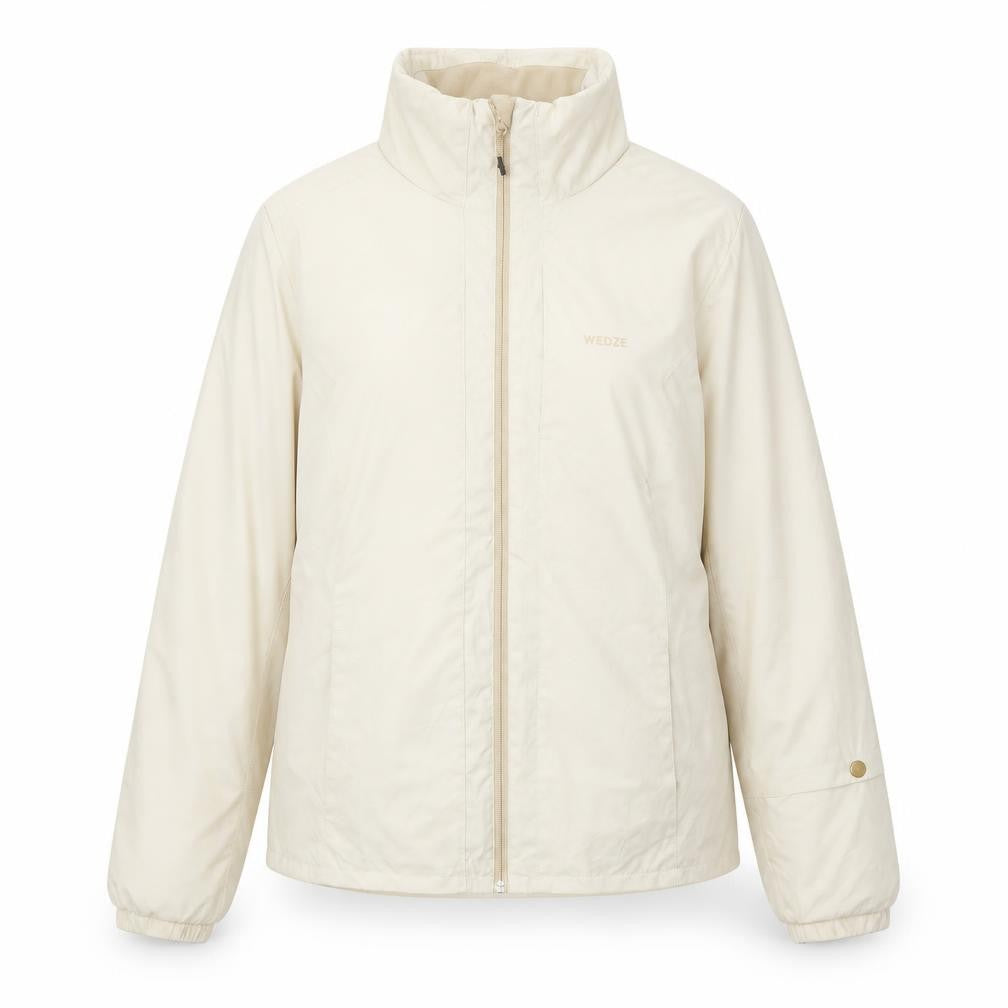 Wedze Womens Beige Jacket Coat Size M Zip
