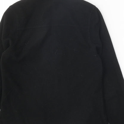 St Michael Womens Black Jacket Size 10 Zip