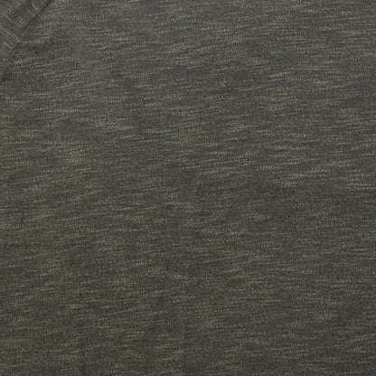 Atmosphere Womens Green Viscose Basic T-Shirt Size 10 Round Neck