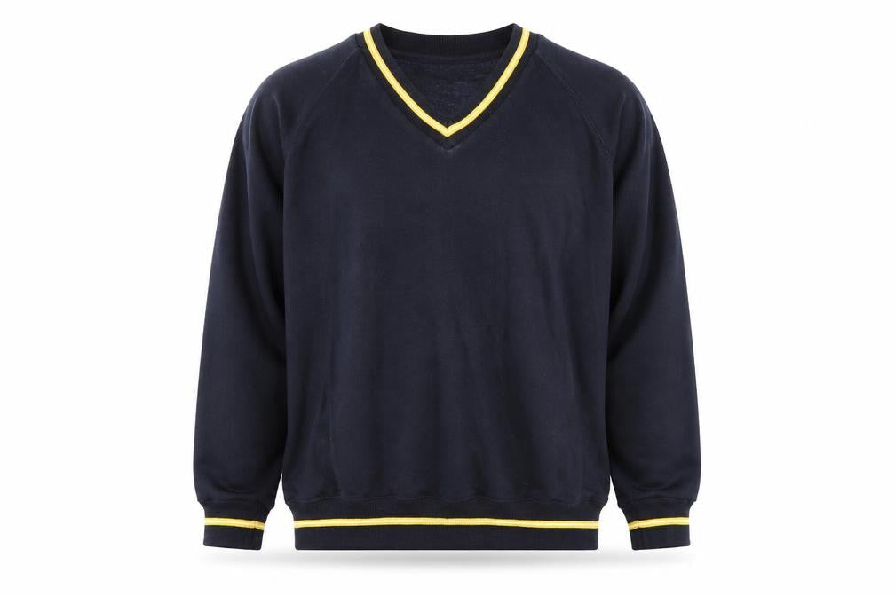 Coolflow Mens Blue Acrylic Pullover Sweatshirt Size S