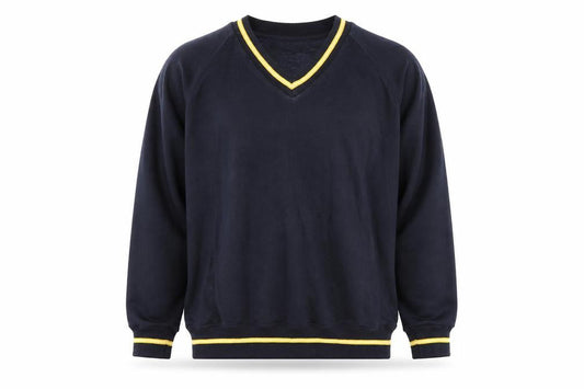 Coolflow Mens Blue Acrylic Pullover Sweatshirt Size S