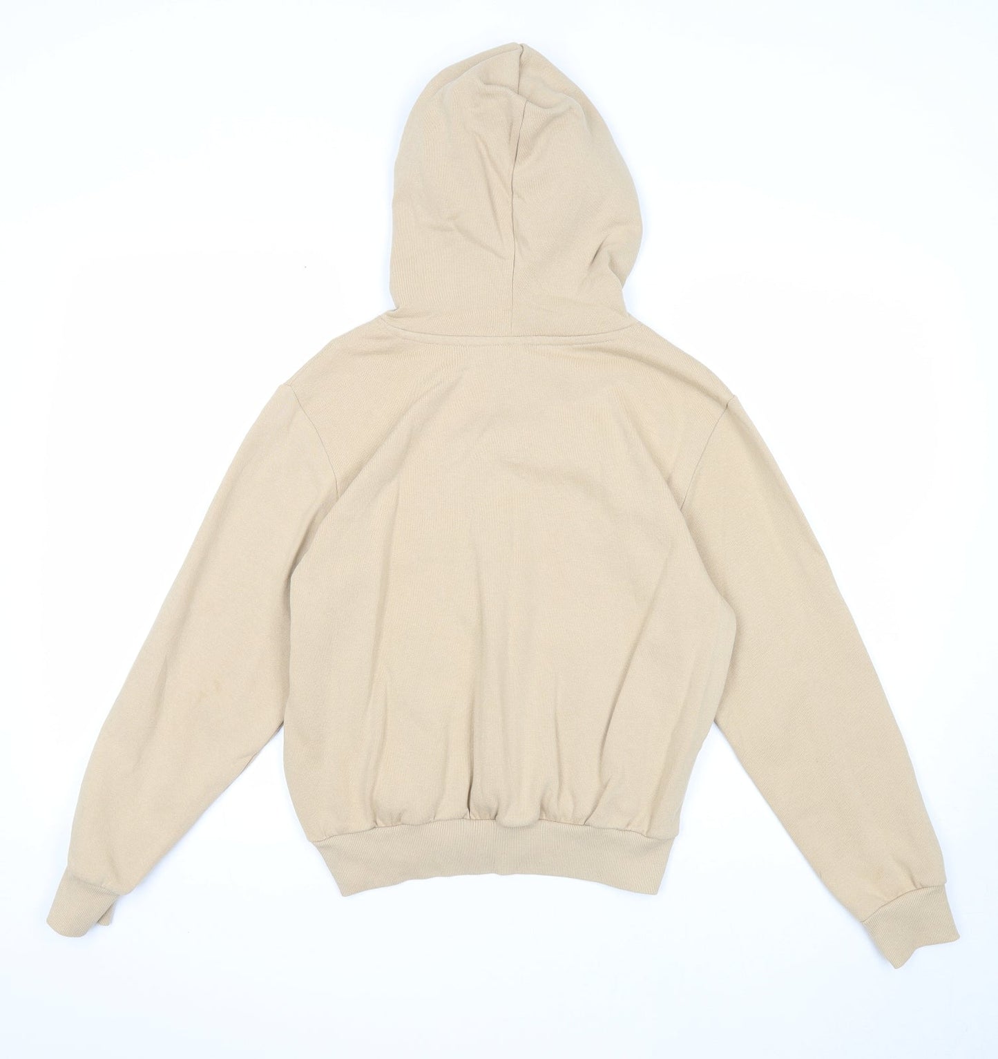Divided Womens Beige Cotton Pullover Hoodie Size XS Pullover