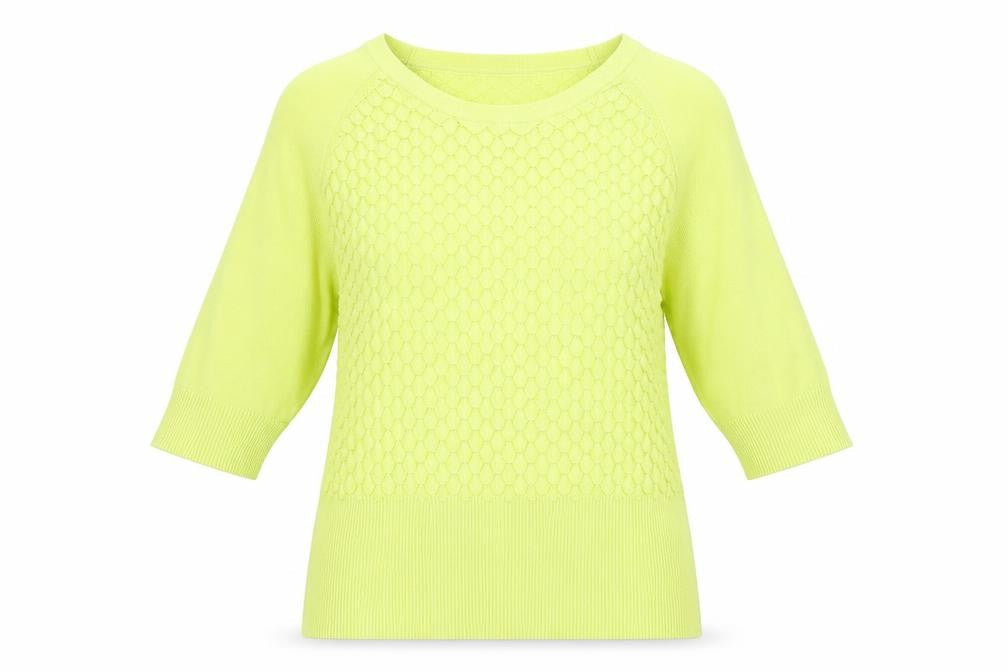 Marble Womens Green Round Neck Viscose Pullover Jumper Size 14