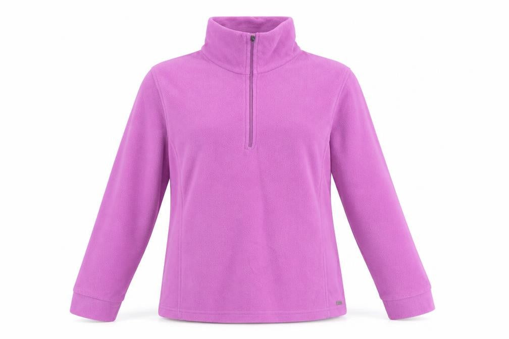 Dynamic Womens Purple Polyester Pullover Sweatshirt Size L Zip