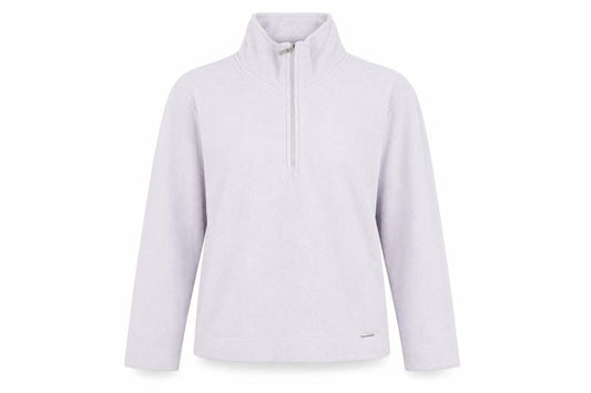 Active Womens Purple Polyester Pullover Sweatshirt Size 10 Zip