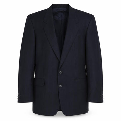 Bernhardt Mens Blue Striped Polyester Jacket Blazer Size 42 Regular