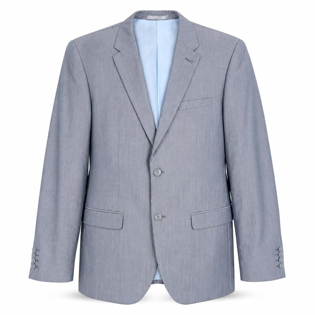 Peter Werth Mens Grey Polyester Jacket Blazer Size 40 Regular