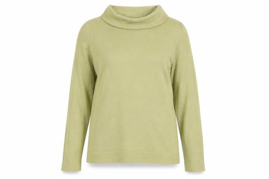 Marks & Spencer Womens Green Roll Neck Acrylic Pullover Jumper Size 12
