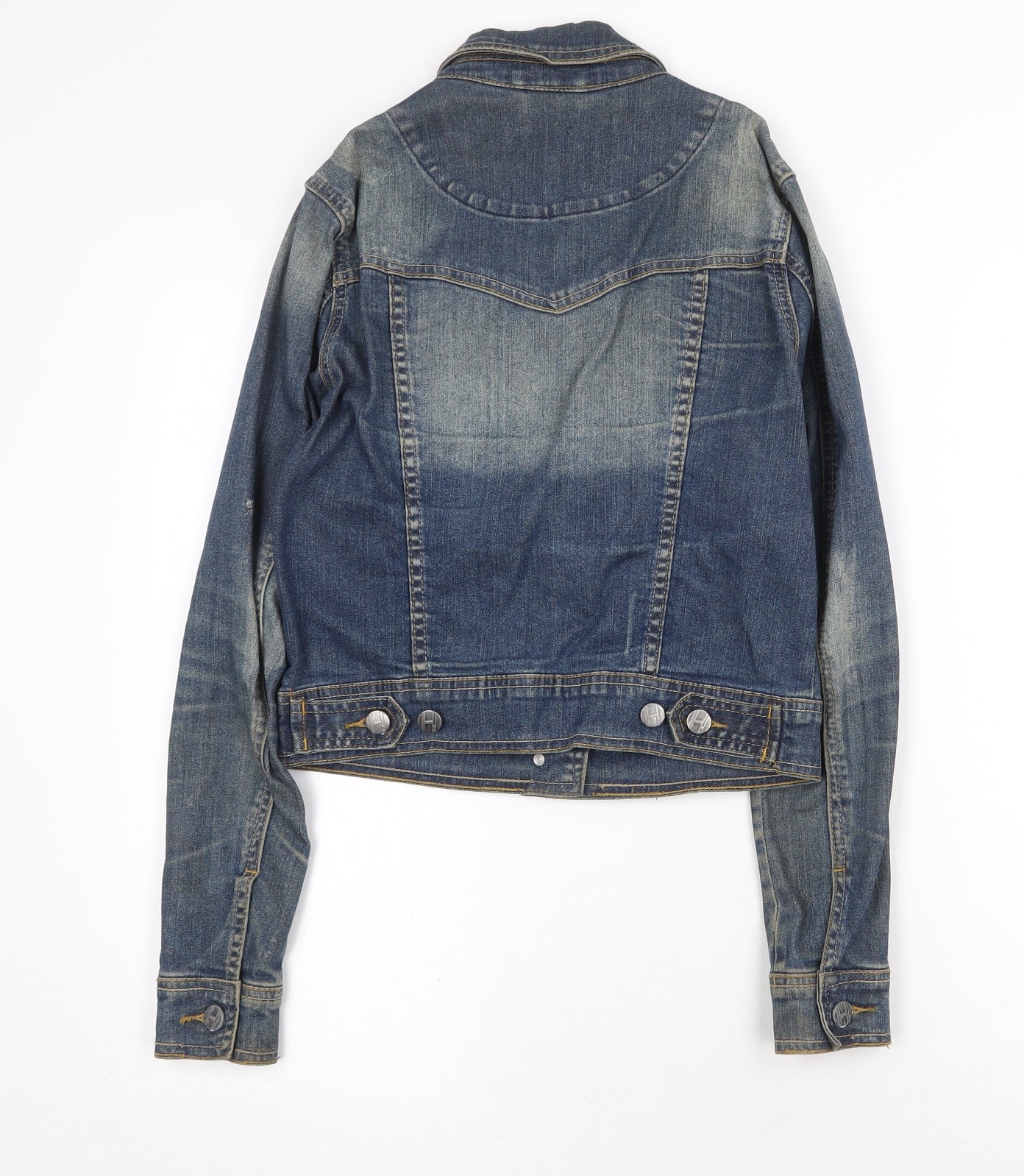 By Henry Holland Womens Blue Jacket Size 8 Button