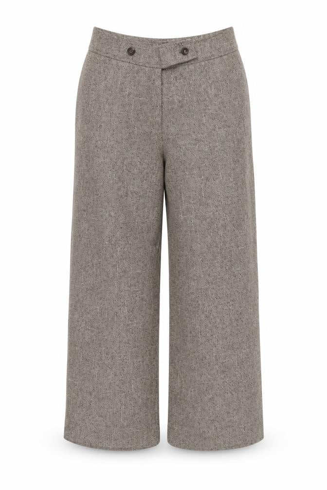 Epilogue Womens Beige Polyester Trousers Size 12 Regular Zip