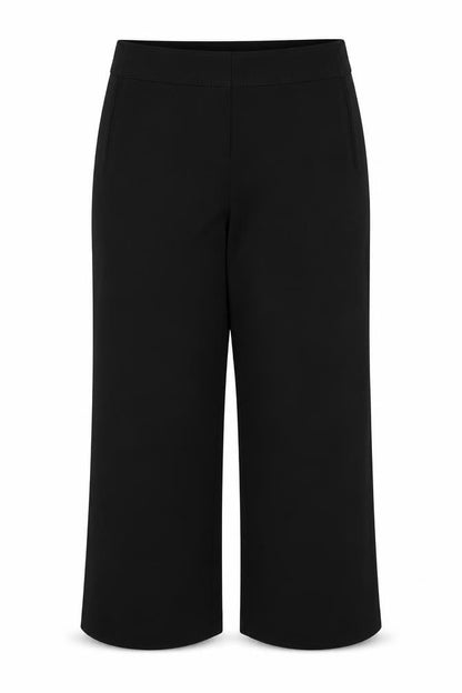 Savoir Womens Black Polyester Trousers Size 16 Regular Zip