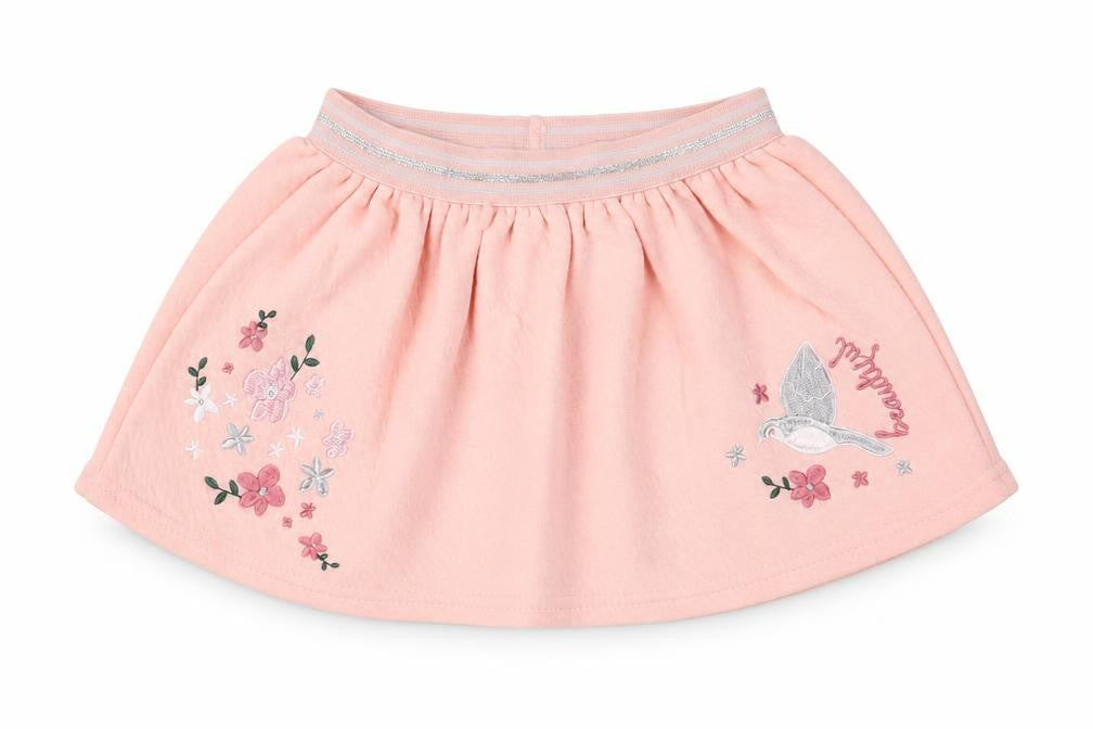 SoCute Girls Pink Cotton Skater Skirt Size 9-12 Months Pull On