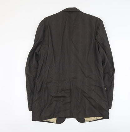 Next Mens Brown Wool Jacket Suit Jacket Size M Regular