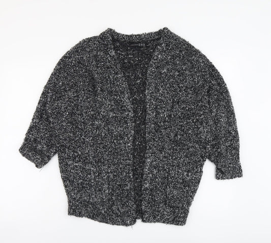 Atmosphere Womens Grey V-Neck Acrylic Cardigan Jumper Size 8