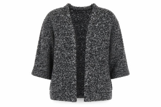 Atmosphere Womens Grey V-Neck Acrylic Cardigan Jumper Size 8