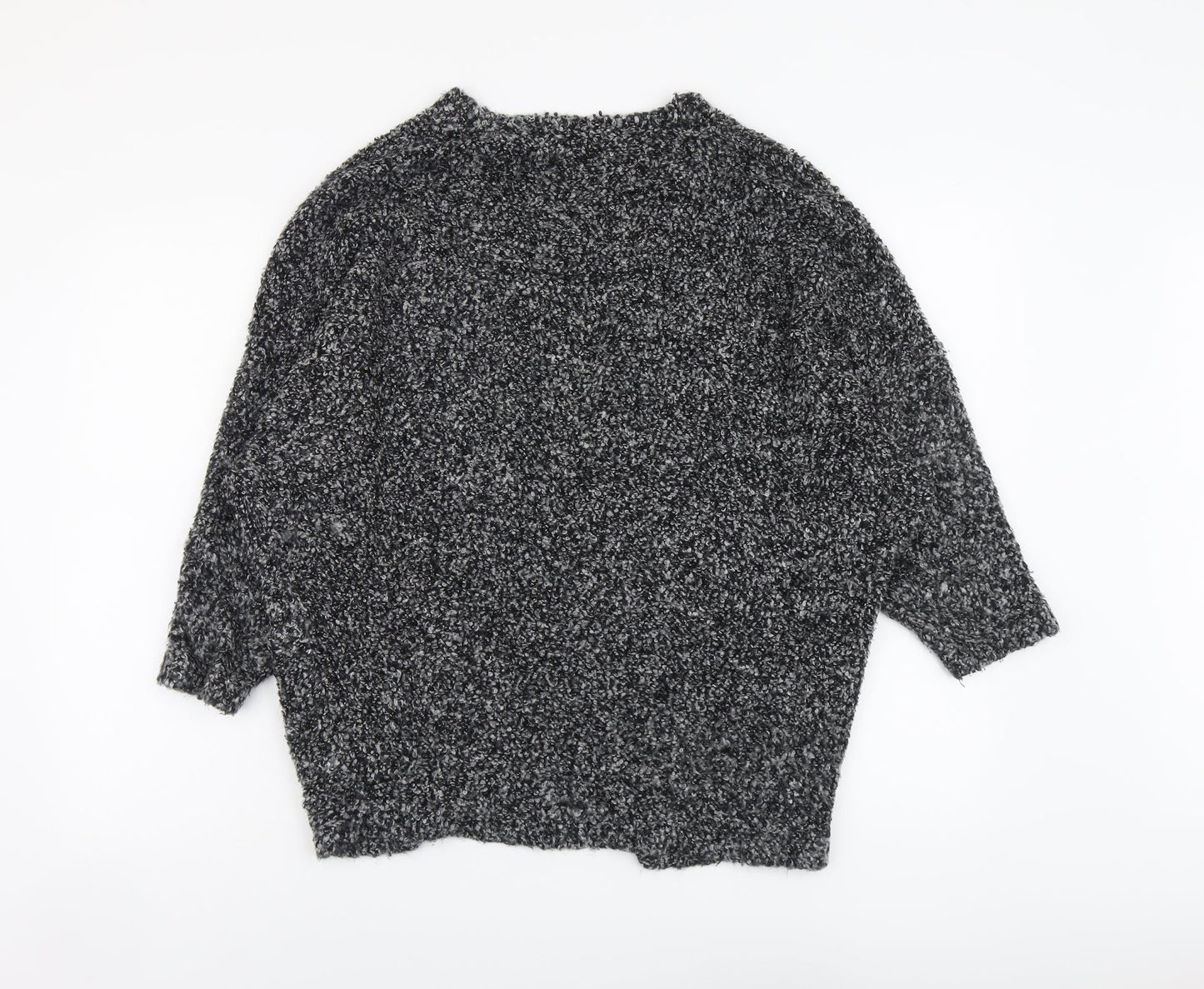 Atmosphere Womens Grey V-Neck Acrylic Cardigan Jumper Size 8