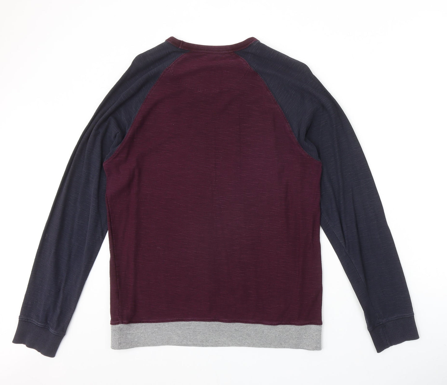Easy Mens Red Polyester Pullover Sweatshirt Size M - Boston