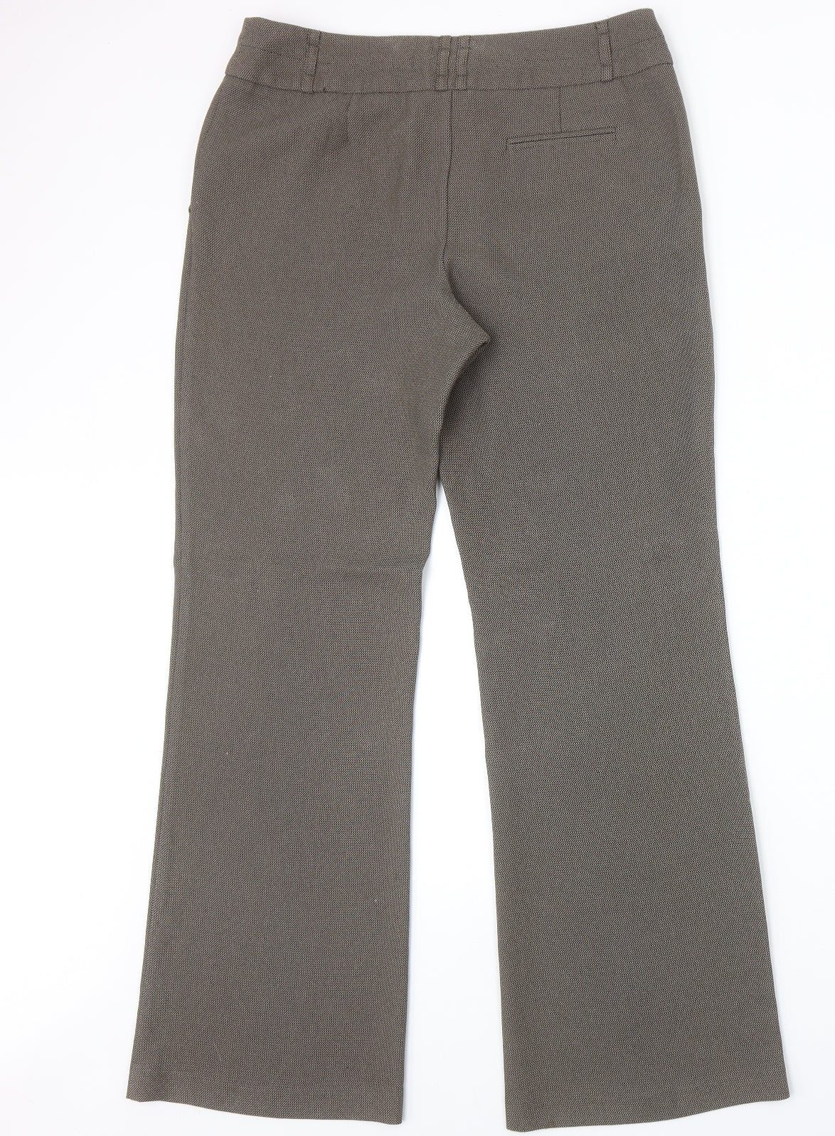 Atmosphere Womens Brown Polyester Trousers Size 12 Regular Zip