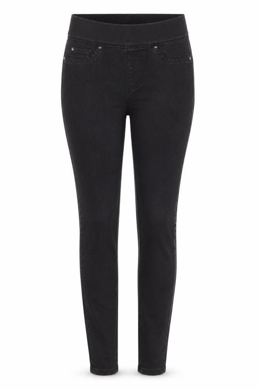Denim & Co. Womens Black Cotton Jegging Jeans Size 8 Regular