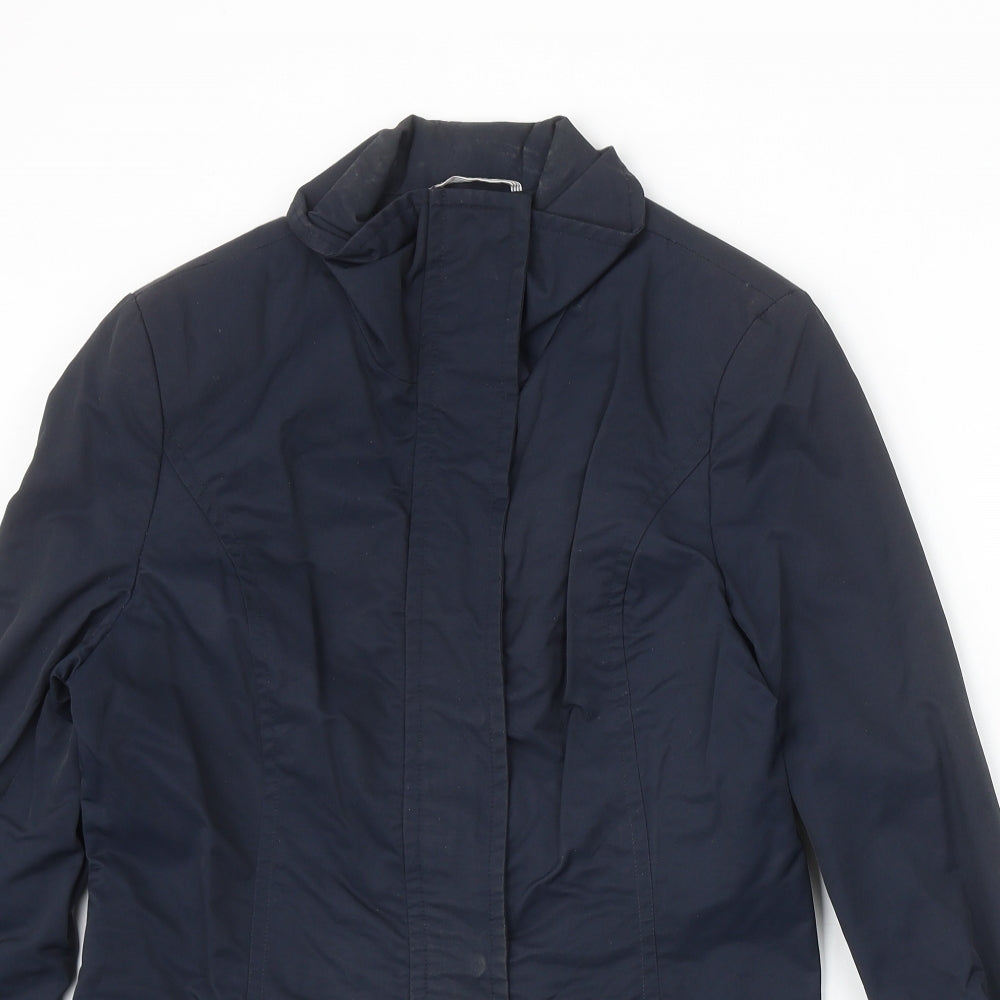 Precis Womens Blue Jacket Size 10 Zip