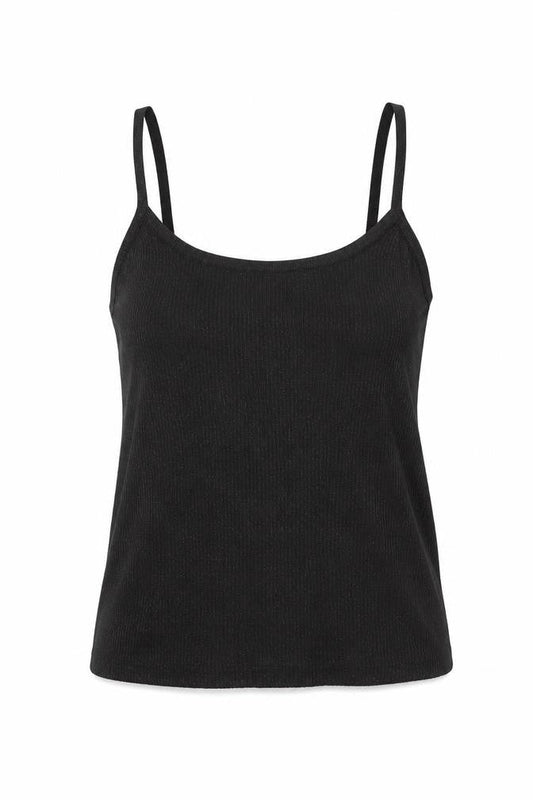Mixin Womens Black Viscose Camisole Tank Size S Scoop Neck - Size S-M