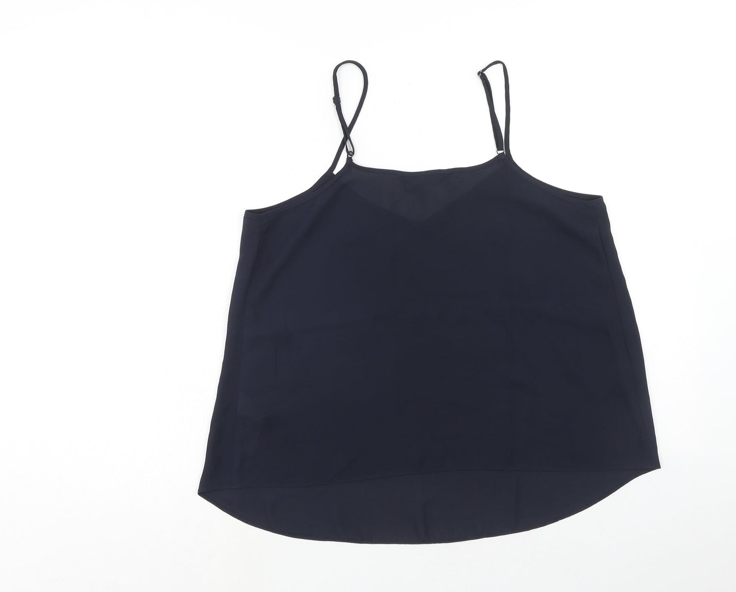 Dorothy Perkins Womens Blue Polyester Camisole Tank Size 14 V-Neck
