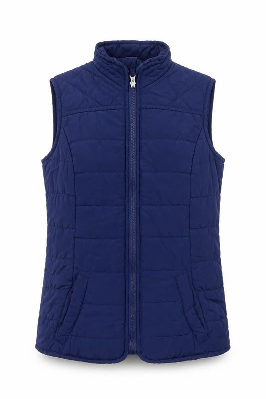 Bonmarché Womens Blue Gilet Jacket Size 10 Zip
