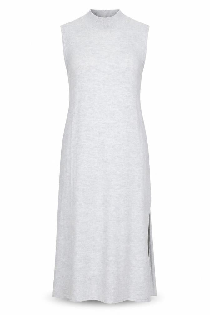 Peacocks Womens Grey Nylon A-Line Size 8 Round Neck Pullover