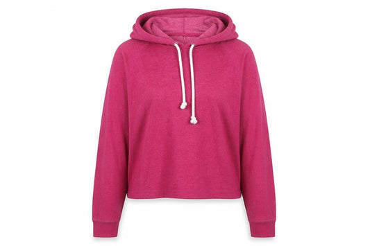 H&M Womens Pink Cotton Pullover Hoodie Size M Pullover