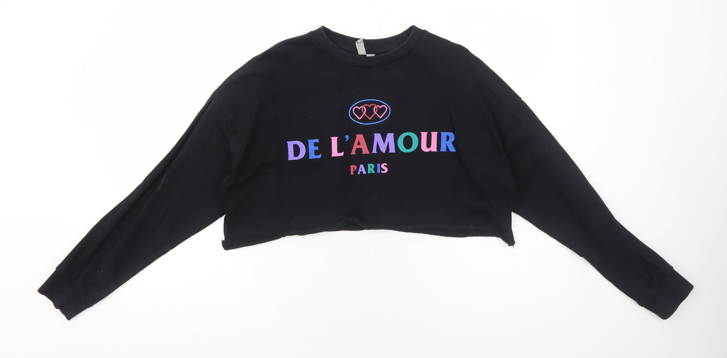 ASOS Womens Black Camel Pullover Sweatshirt Size 8 Pullover - De L'amour Paris